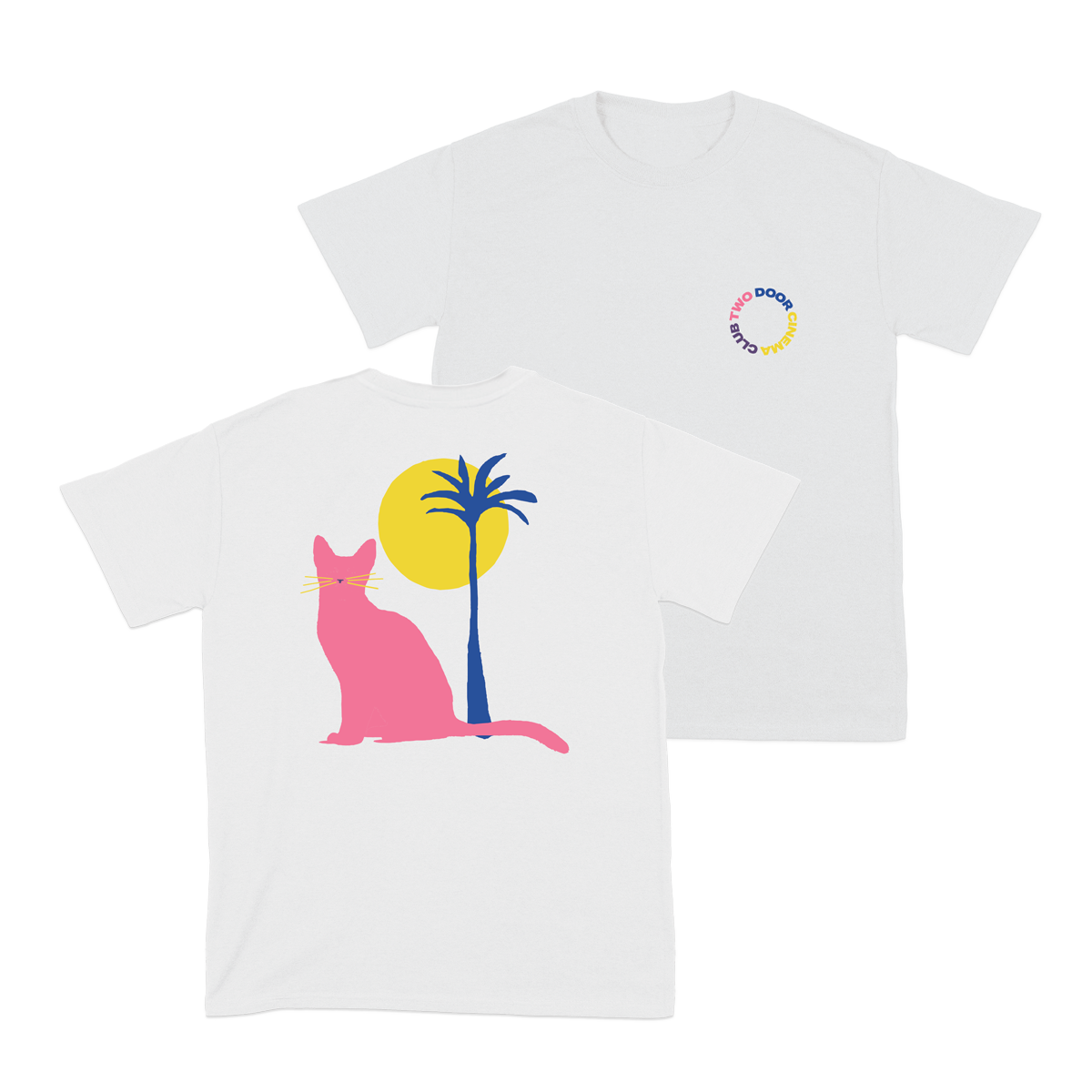 PINK CAT - ホワイトTシャツ