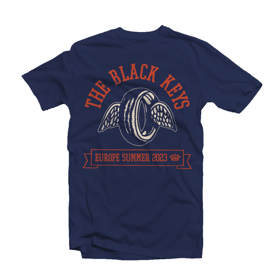 TIRE TOUR - ネイビーTシャツ