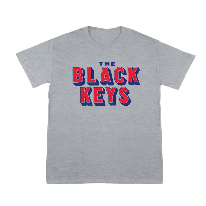 THE BLACK KEYS LOGO - グレーTシャツ